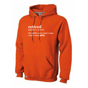 ARTA Expression Hoodies - Definition of retired